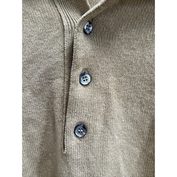 Burberrys Vintage Men’s Wool Button Collared Sweater szL Academia Y2K Grannycore - Picture 3 of 10